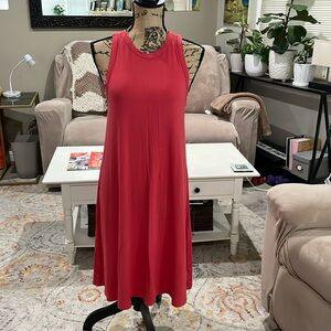 Coral Swing Dress